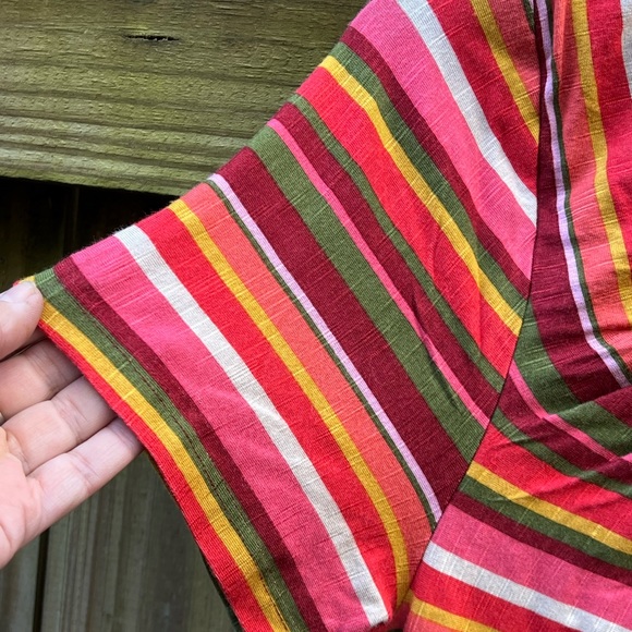 NWT BCBGeneration Color Variegated Stripe Top size Large - Picture 6 of 8